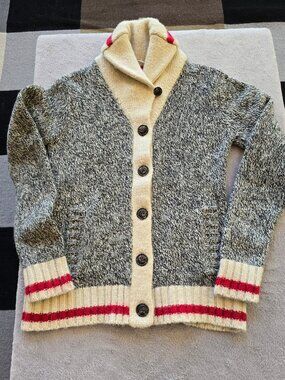 Roots Cabin Cardigan with collar medium womans